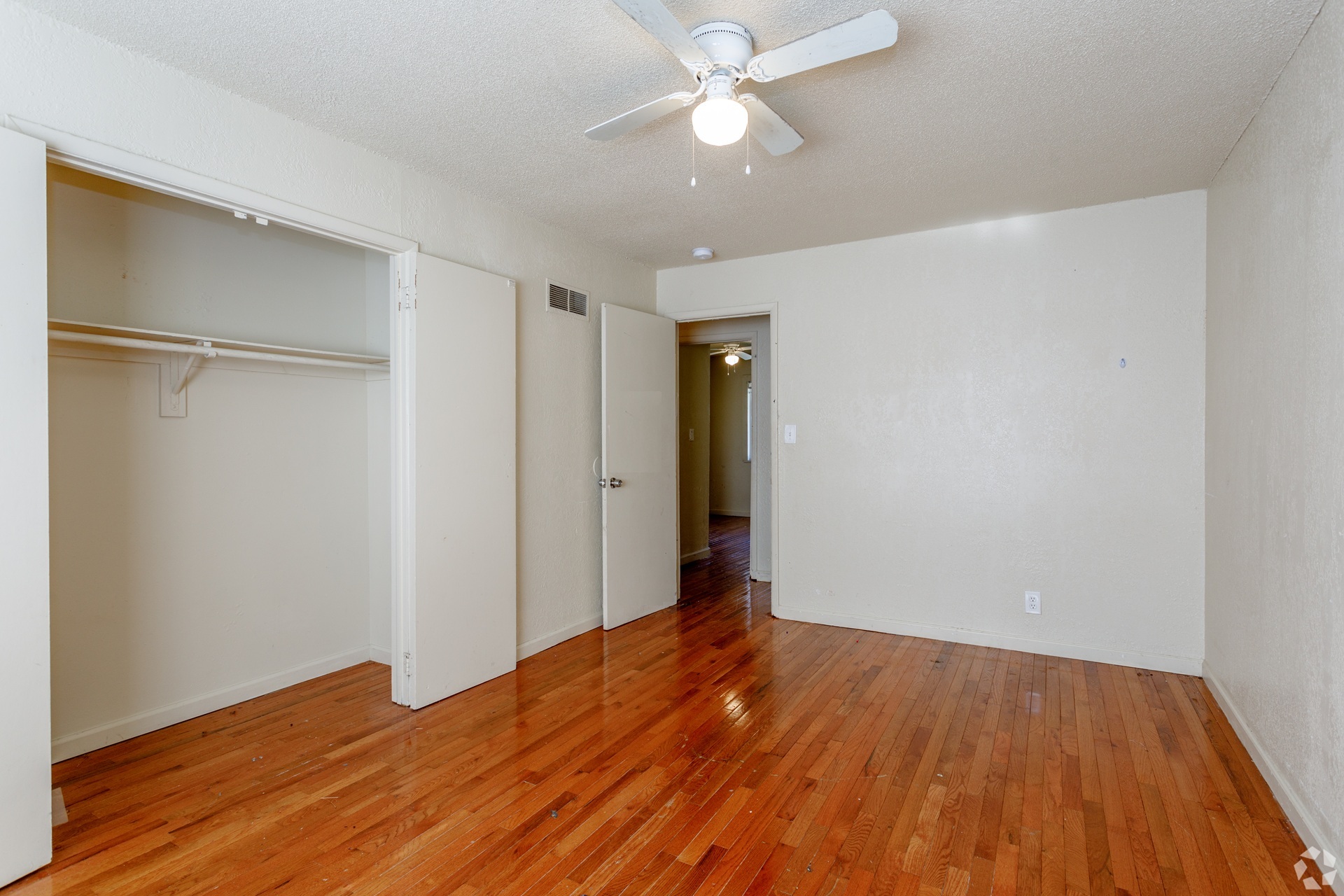Green Village Townhomes master bedroom in Kansas City Missouri
